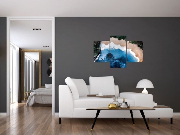 Slika plaže Nusa Penida, Indonezija (90x60 cm)