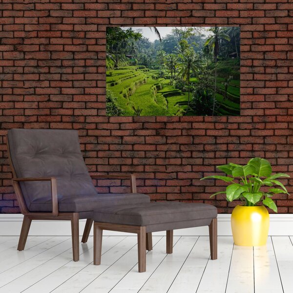 Slika rižinih terasa Tegalalang, Bali (90x60 cm)