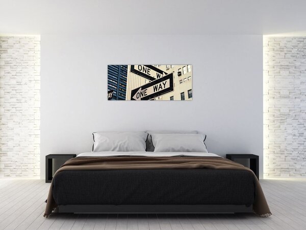 Slika - New York ONE WAY (120x50 cm)