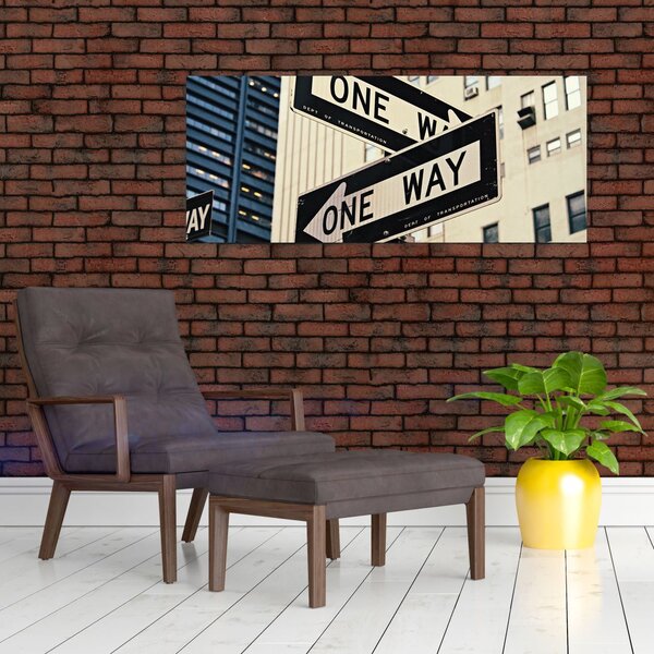 Slika - New York ONE WAY (120x50 cm)