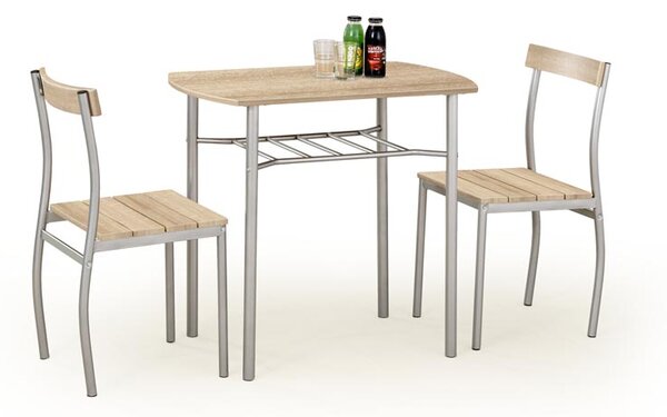 Blagovaonski set Lizze (za 2 osobe) (sonoma hrast)