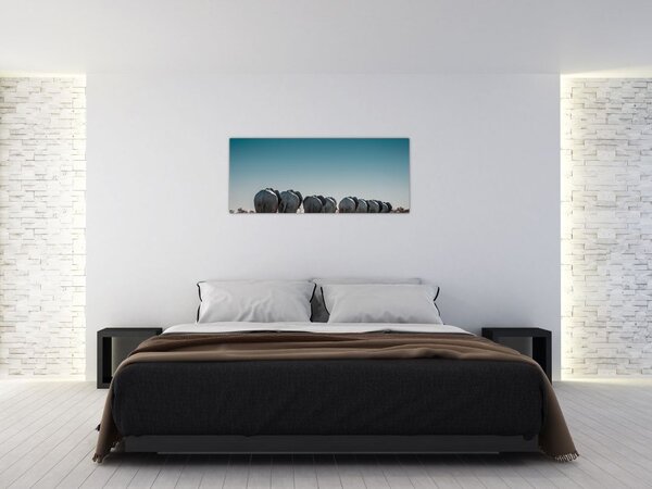 Slika - Odlazak slonova (120x50 cm)