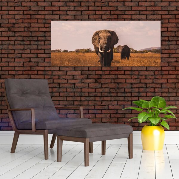 Slika - Dolazak slona (120x50 cm)
