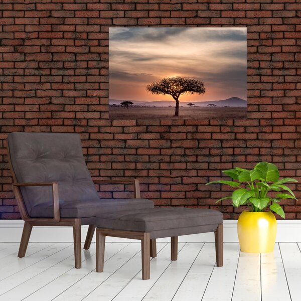 Slika zalaska sunca u Tanzaniji (90x60 cm)