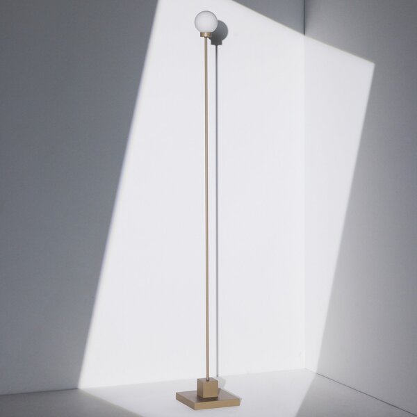 Northern LED podna lampa na baterije Snowball, sivo-bež, 2700 K, prigušiva, Bež, Dnevni boravak/blagovaonica, Metal
