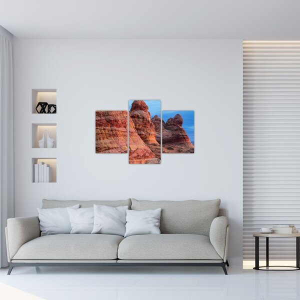 Slika - Valovi uz litice (90x60 cm)