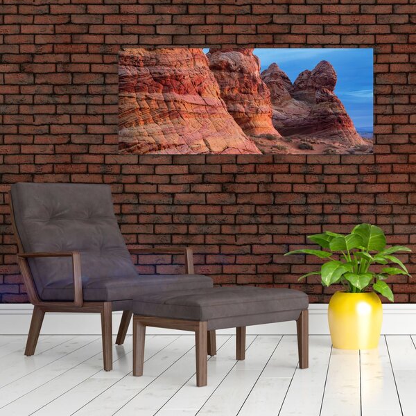Slika - Valovi uz litice (120x50 cm)