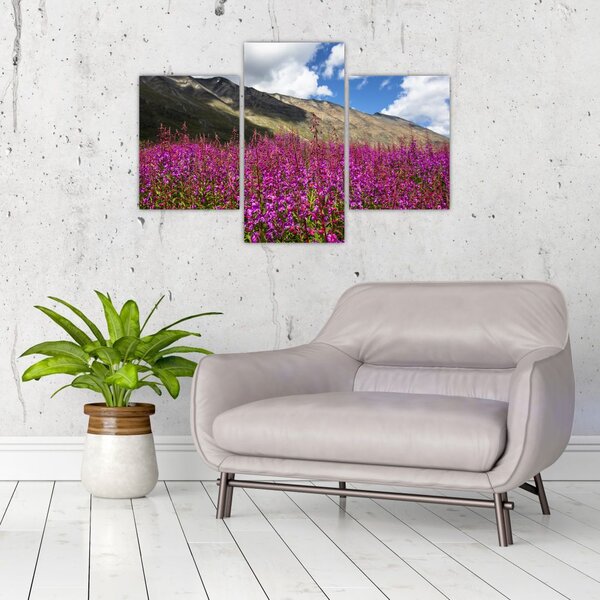 Slika pejzaža planinske livade (90x60 cm)