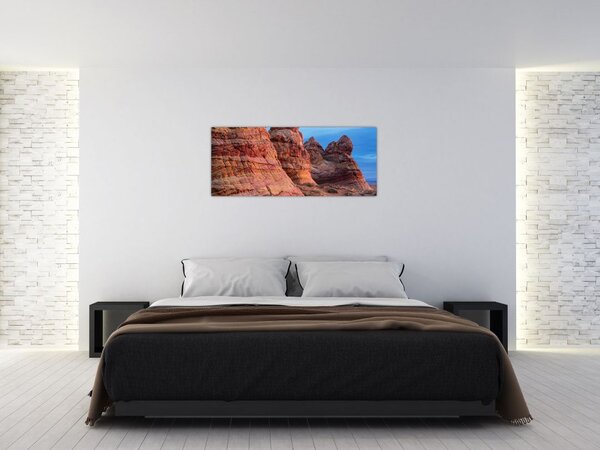 Slika - Valovi uz litice (120x50 cm)