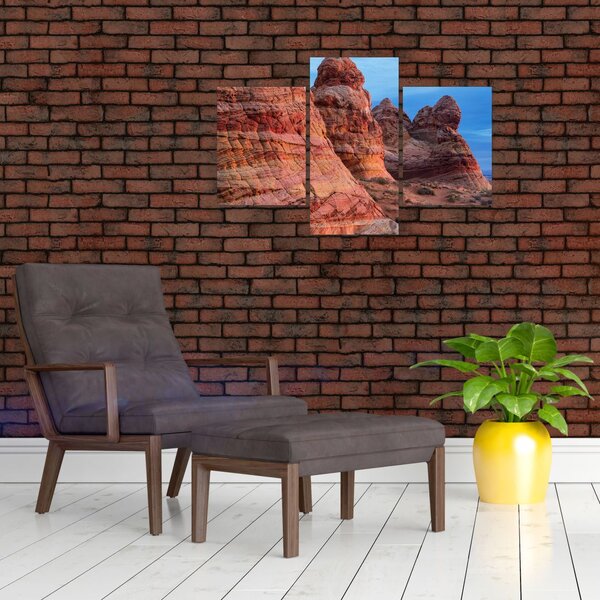 Slika - Valovi uz litice (90x60 cm)