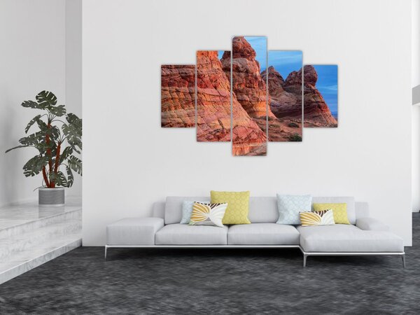 Slika - Valovi uz litice (150x105 cm)