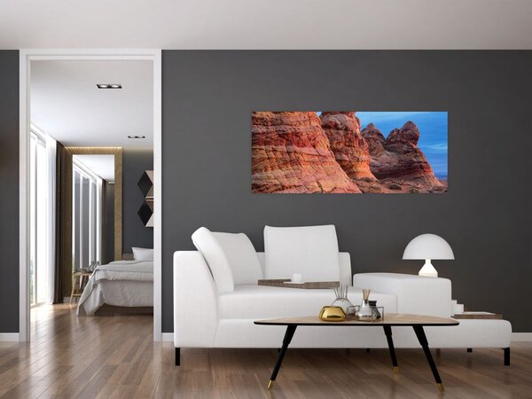 Slika - Valovi uz litice (120x50 cm)