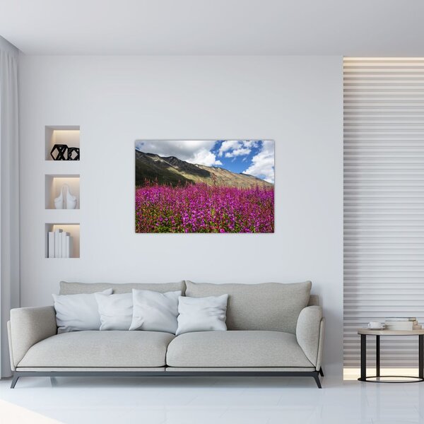 Slika pejzaža planinske livade (90x60 cm)