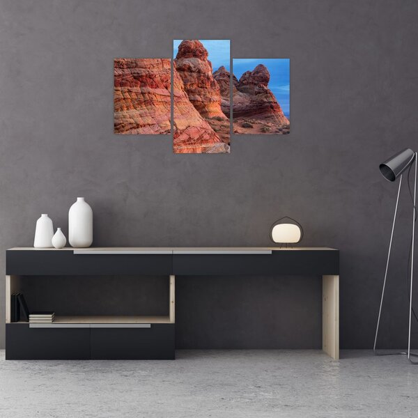 Slika - Valovi uz litice (90x60 cm)