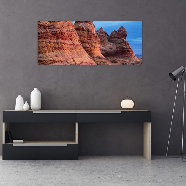 Slika - Valovi uz litice (120x50 cm)
