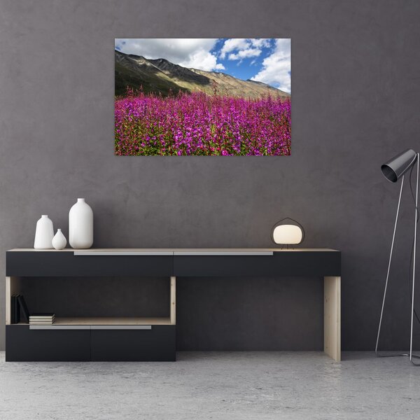 Slika pejzaža planinske livade (90x60 cm)