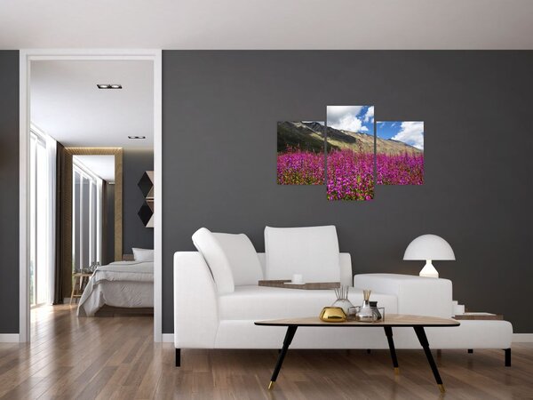 Slika pejzaža planinske livade (90x60 cm)