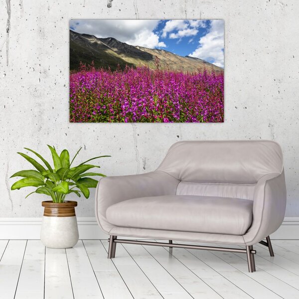 Slika pejzaža planinske livade (90x60 cm)