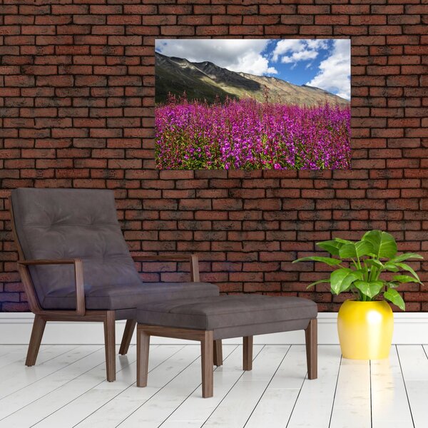 Slika pejzaža planinske livade (90x60 cm)