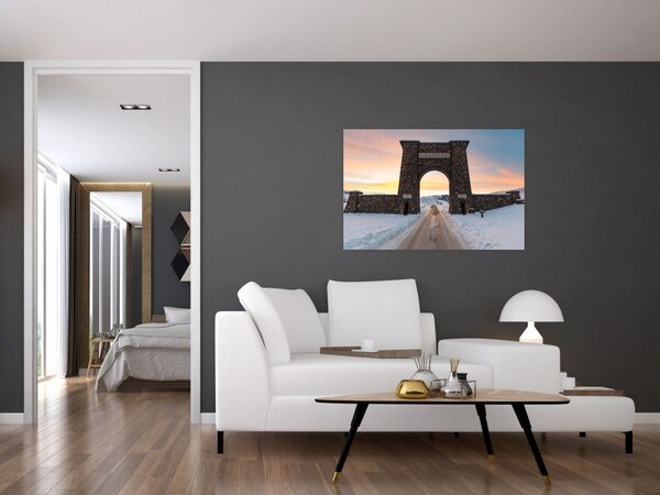 Slika vrata, Yellowstone (90x60 cm)