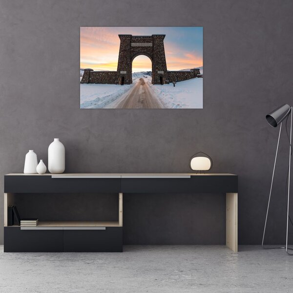 Slika vrata, Yellowstone (90x60 cm)