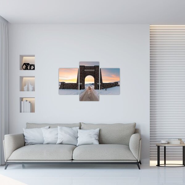 Slika vrata, Yellowstone (90x60 cm)