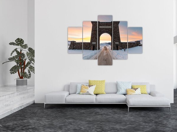 Slika vrata, Yellowstone (150x105 cm)