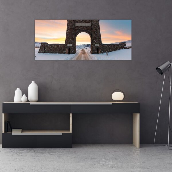 Slika vrata, Yellowstone (120x50 cm)