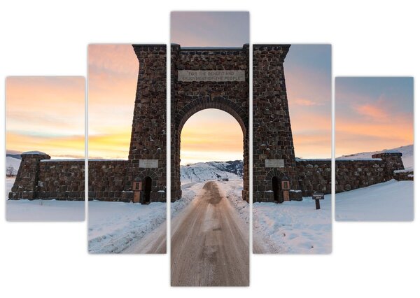 Slika vrata, Yellowstone (150x105 cm)