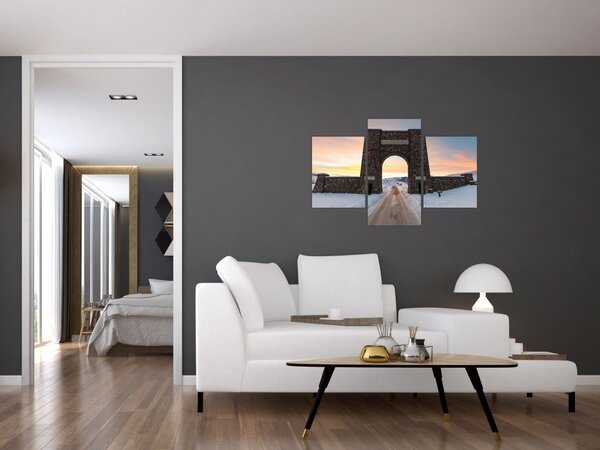 Slika vrata, Yellowstone (90x60 cm)