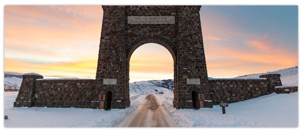 Slika vrata, Yellowstone (120x50 cm)