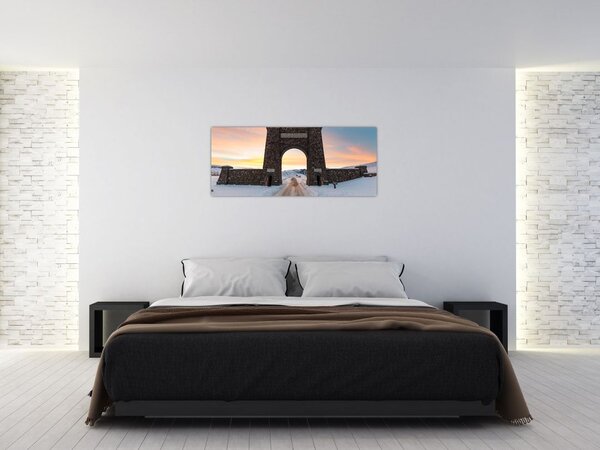 Slika vrata, Yellowstone (120x50 cm)