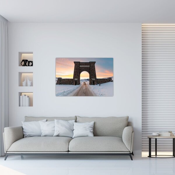 Slika vrata, Yellowstone (90x60 cm)