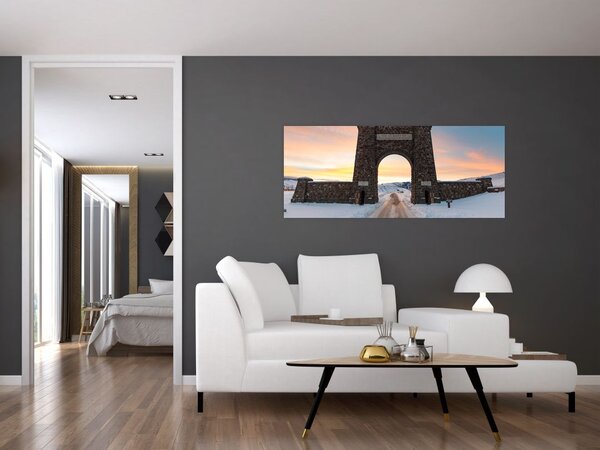 Slika vrata, Yellowstone (120x50 cm)