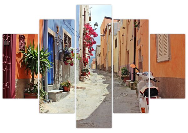 Slika ulice na Sardiniji (150x105 cm)
