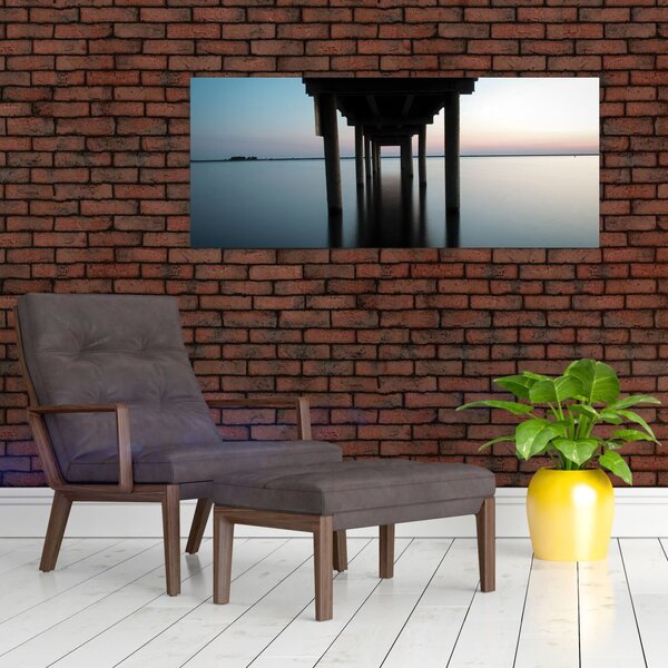 Slika - Mirna vodena površina (120x50 cm)