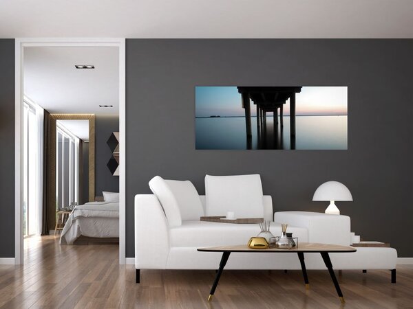 Slika - Mirna vodena površina (120x50 cm)