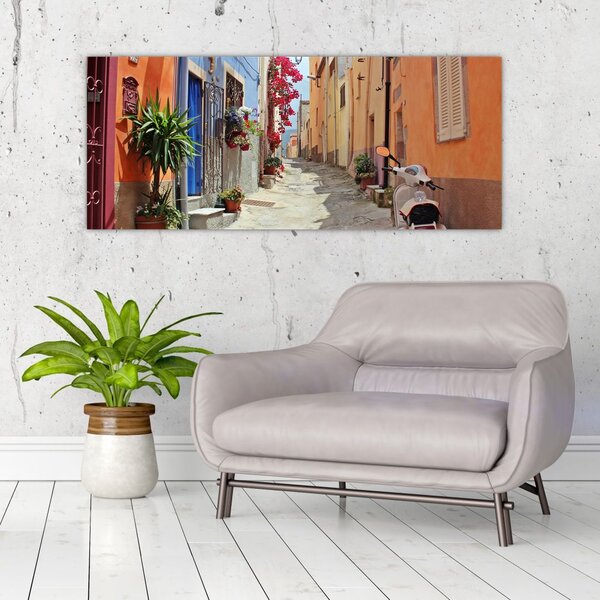 Slika ulice na Sardiniji (120x50 cm)