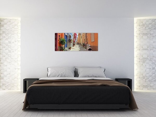 Slika ulice na Sardiniji (120x50 cm)