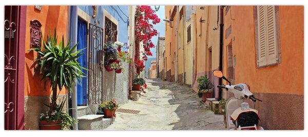 Slika ulice na Sardiniji (120x50 cm)