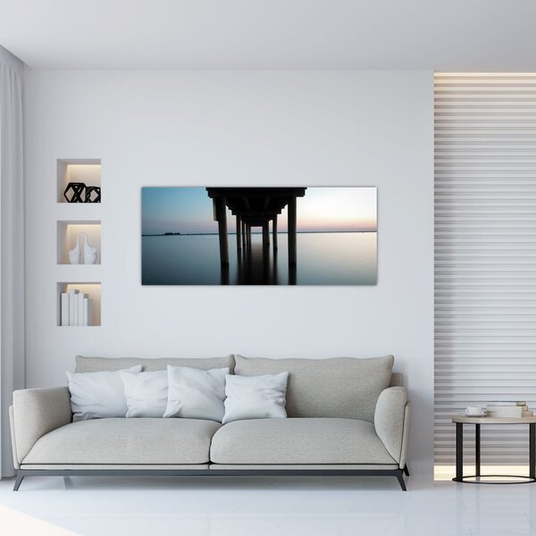 Slika - Mirna vodena površina (120x50 cm)
