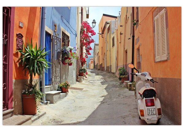 Slika ulice na Sardiniji (90x60 cm)