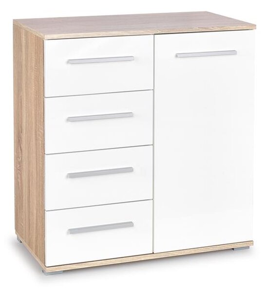 Zondo.hr Komoda Vida KM 2 (bijela + hrast sonoma) . 770756