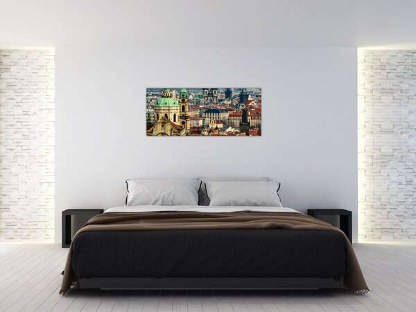 Slika - Panorama Praga (120x50 cm)
