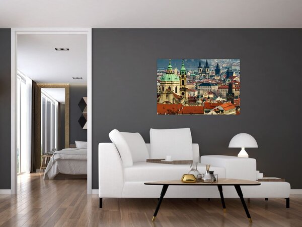 Slika - Panorama Praga (90x60 cm)