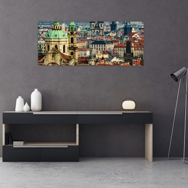 Slika - Panorama Praga (120x50 cm)
