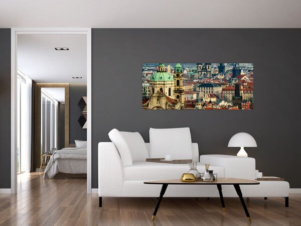 Slika - Panorama Praga (120x50 cm)