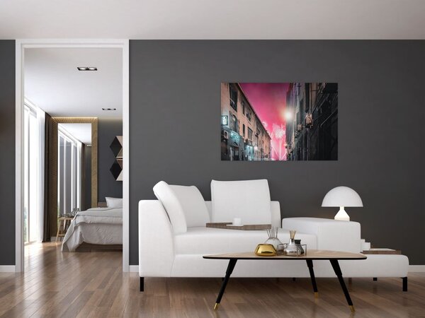 Slika vatrometa u Marseilleu (90x60 cm)