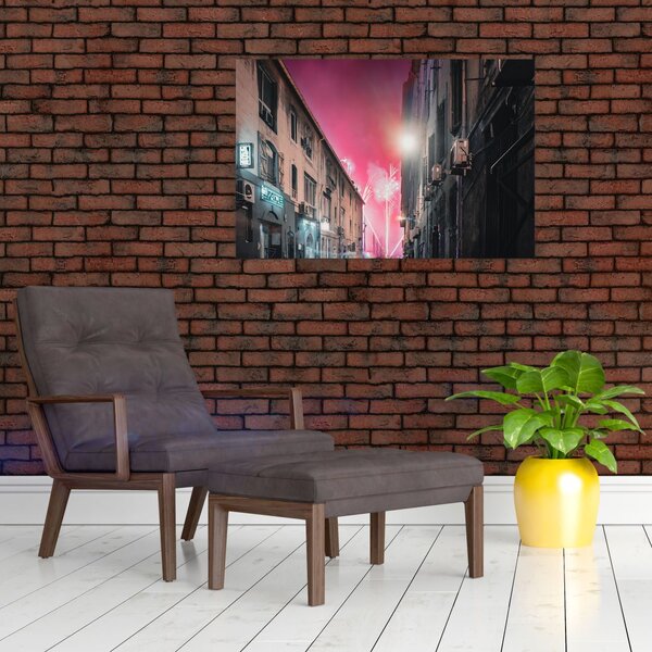 Slika vatrometa u Marseilleu (90x60 cm)