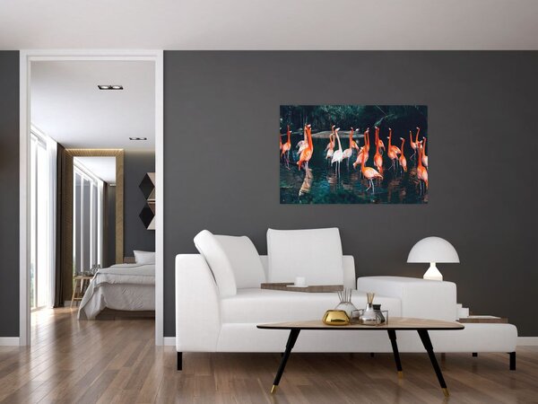 Slika jata flaminga (90x60 cm)